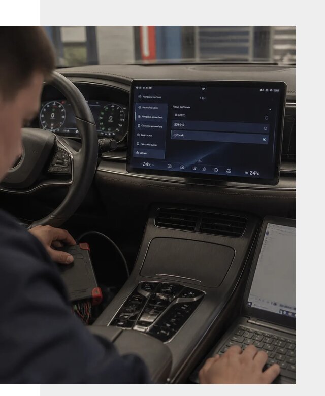 Русификация автомобиля BYD HAN для эксплуатации в Богородицке